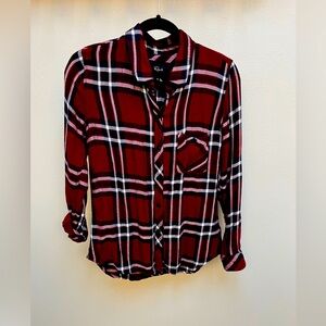 Rails flannel button down.